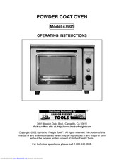 Harbor Freight Tools 47901 Operating Instructions Manual