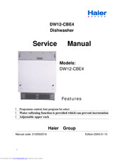 Haier DW12-CBE4 Service Manual
