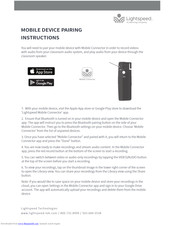 Lightspeed Media Connector Access Instructions Manual