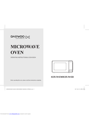 Daewoo KOR-761EB Operating Instructions & Cook Book