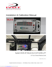 Integrated Visual Data Technology Inc. SkidWeigh DL2-E-AT DURA-LIFT Installation & Calibration Manual