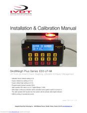 Integrated Visual Data Technology Inc. ED3 SkidWeigh Plus Series Installation & Calibration Manual