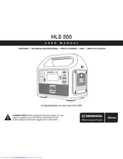 Honda HLS 200 User Manual