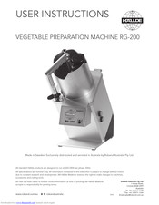 Hallde RG-250 User Instructions