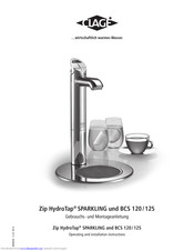 clage Zip HydroTap SPARKLING Operating And Installation Booklet