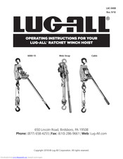 Lug-All 6000-15 Operating Instructions Manual