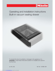 Miele EVS 6214 Operating And Installation Instructions