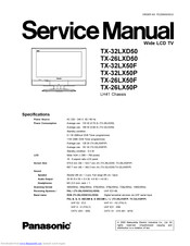 Panasonic TX-32LXD50 Service Manual