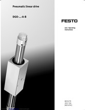 Festo DGO-xxx-A-B series Operating Instructions Manual