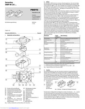 Festo SRBP-M-CA1 series Operating Instructions Manual
