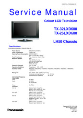 Panasonic Viera TX-26LXD600 Service Manual