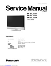 Panasonic TX-23LX60X Service Manual