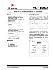 Microchip Technology MCP19035 Manual