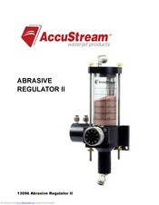 AccuStream Abrasive Regulator II Manual