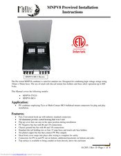 MidNite Solar MNPV8 series Prewired Installation Instructions