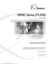 Quincy QPNC 100 Parts And Instruction Manual