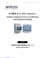Evco C-PRO 3 CLIMA sistema+ Installer Manual