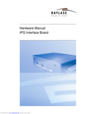 RAYLASE IPG Hardware Manual