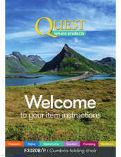 Quest Leisure Products Quest Elite Autograph Kent Full Instruction Manual