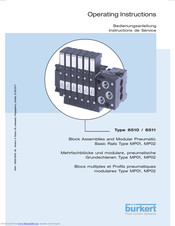 Burkert 6510 Operating Instructions Manual