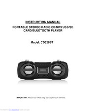 Toshiba CD328BT Instruction Manual