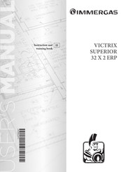 Immergas Victrix Superior 32 X 2 ERP Instruction And Warning Book