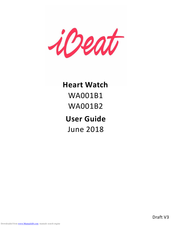 Ibeat Heart Watch WA001B2 User Manual