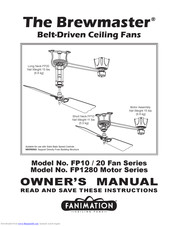 Fanimation The Brewmaster FP1280 Motor Series Owner's Manual