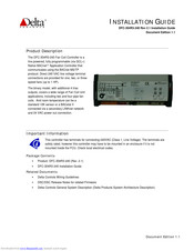 Delta DFC-304R3-240 Installation Manual