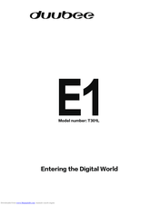 Duubee E1 User Manual