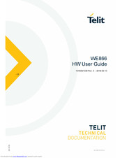 Telit Wireless Solutions WE866 Hw User Manual