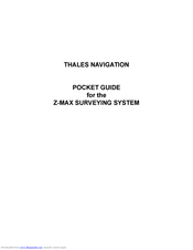 Magellan Z-Max Pocket Manual