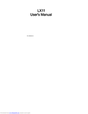 Lanix LX11 User Manual