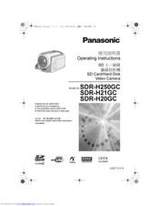 Panasonic SDR-H250GC Operating Instructions Manual