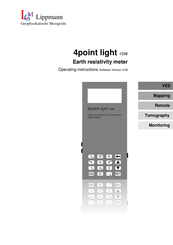 Lippmann Geophysikalische Messgeräte 4point light Operating Instructions Manual