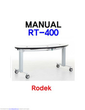 RoDEK RT-400 Manual