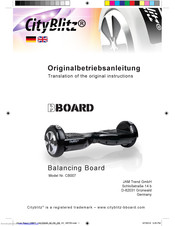 CityBlitz Bboard CB007 Translation Of The Original Instructions