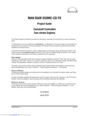 Man B&W S50MC-C8-TII Project Manual