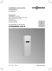 Viessmann FB2B Installation And Service Instructions Manual