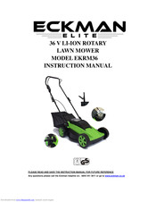 Eckman Elite EKRM36 Instruction Manual
