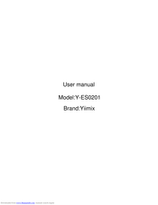 Yiimix Y-ES0201 User Manual