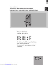Helios STM 10 24 V 2P Installation And Operating Instructions Manual