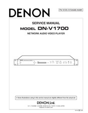 Denon DN-V1700 Service Manual