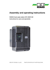 REMKO EFS 50 Assembly And Operating Instructions Manual