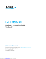 Laird MSD45N Hardware Integration Manual