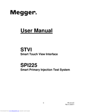 Megger SPI225 User Manual