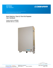 COBHAM BSF0060 User Handbook Manual