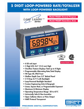 PRECISION DIGITAL Loop Leader PD684 Manual