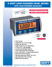PRECISION DIGITAL Loop Leader Series Manual