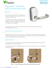 Paxton AN1173 Installation And Commissioning Manual